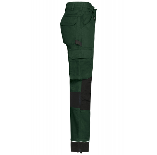 forest green / black Pantalón de trabajo performance reciclado hombre