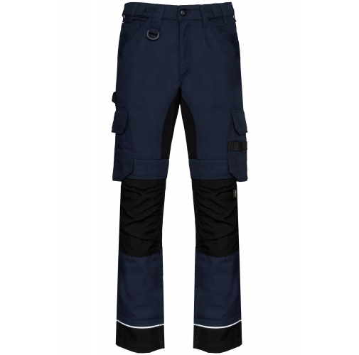 navy / black Pantalón de trabajo performance reciclado hombre