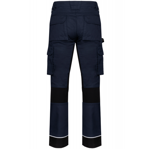 navy / black Pantalón de trabajo performance reciclado hombre
