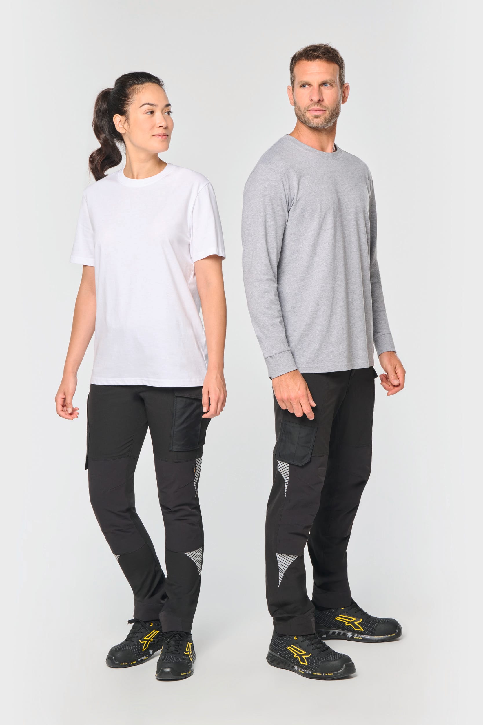 Pantalón stretch reciclado multibolsillos unisex