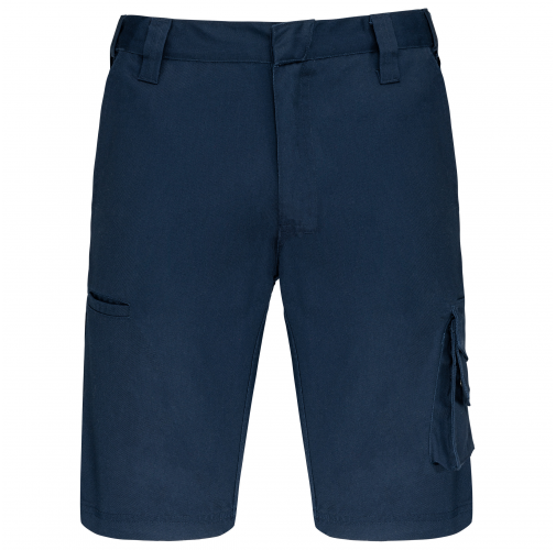 navy Bermuda de trabajo multibolsillos