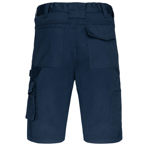 navy Bermuda de trabajo multibolsillos
