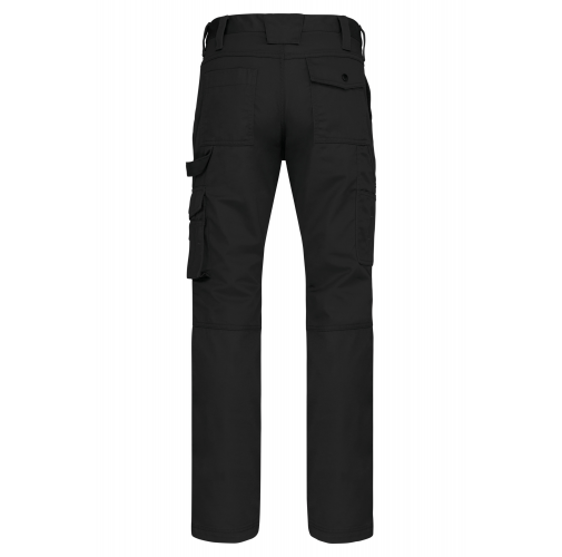 black Pantalón de trabajo multibolsillos