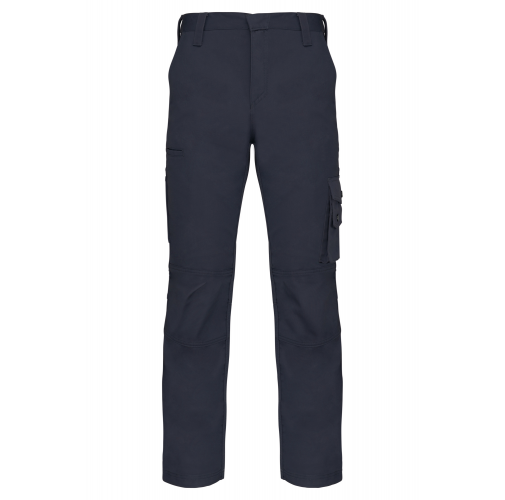 navy Pantalón de trabajo multibolsillos