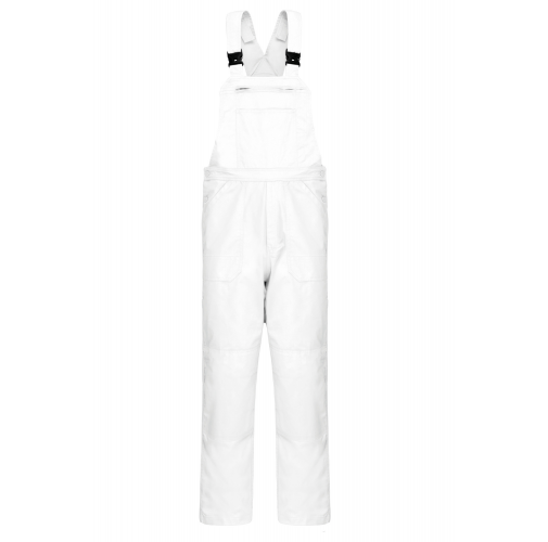 white Peto de trabajo unisex