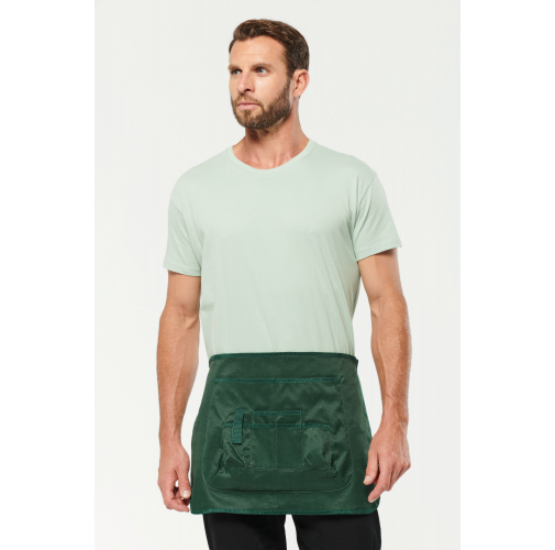 Delantal corto ecorresponsable para jardinería - Unisex