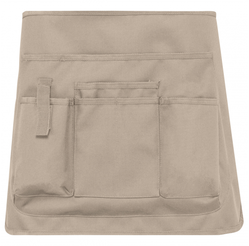 beige Delantal corto ecorresponsable para jardinería - Unisex