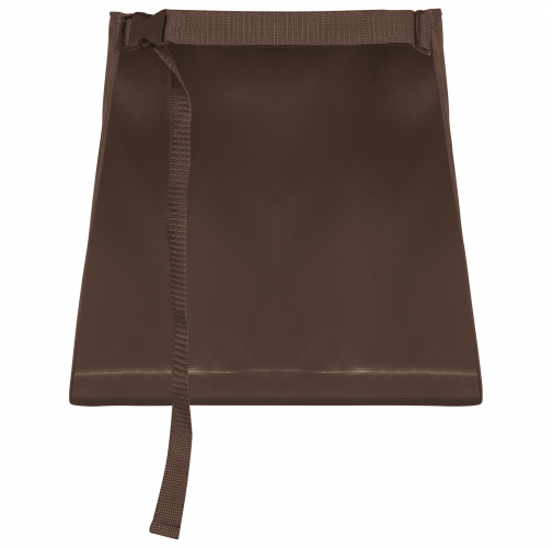 chocolate Delantal corto ecorresponsable para jardinería - Unisex