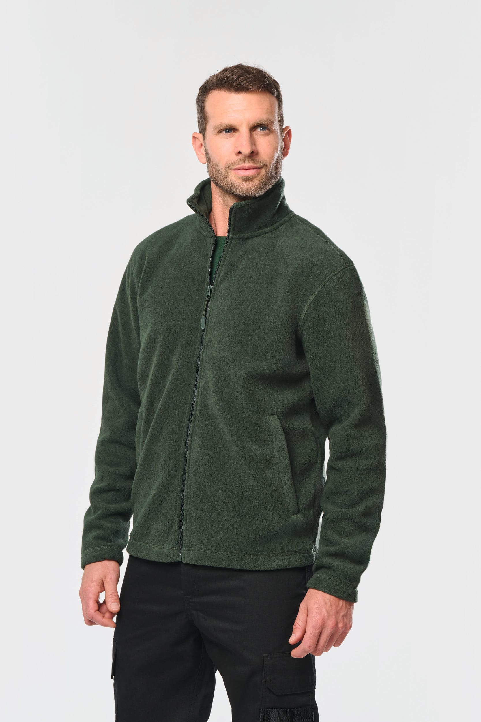 Chaqueta micropolar con cremallera