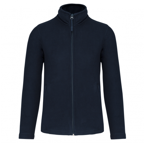 navy Chaqueta micropolar con cremallera