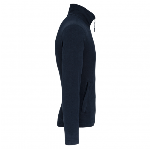 navy Chaqueta micropolar con cremallera