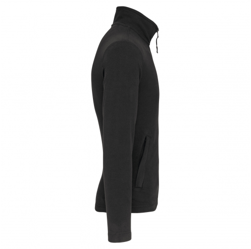 dark grey Chaqueta micropolar con cremallera