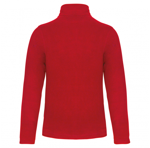 red Chaqueta micropolar con cremallera