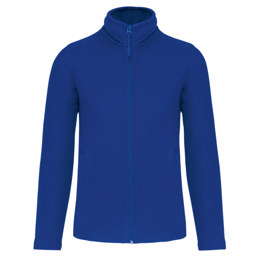 royal blue Chaqueta micropolar con cremallera