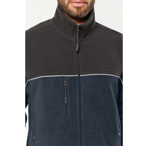 Chaqueta micropolar bicolor ecorresponsable - Unisex