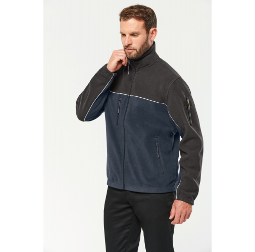 Chaqueta micropolar bicolor ecorresponsable - Unisex