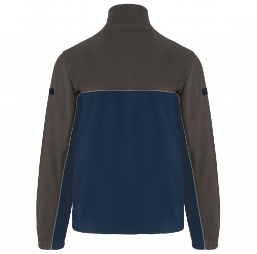 navy / dark grey Chaqueta micropolar bicolor ecorresponsable - Unisex