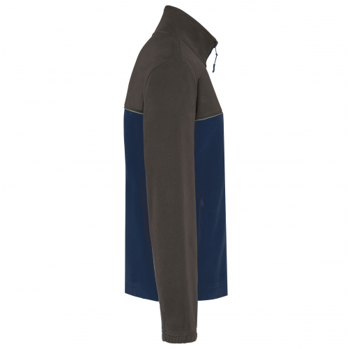 navy / dark grey Chaqueta micropolar bicolor ecorresponsable - Unisex