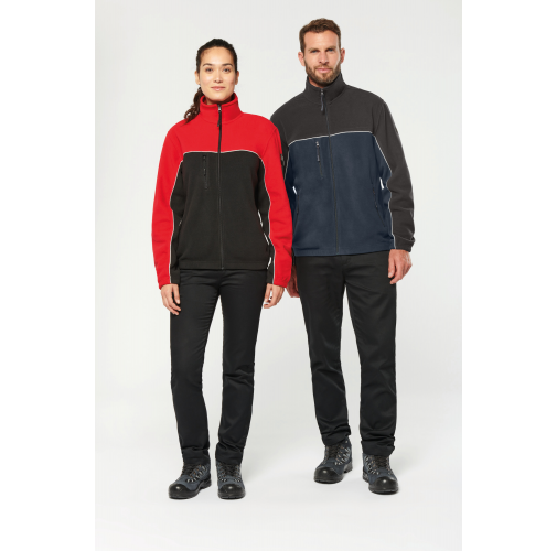 Chaqueta micropolar bicolor ecorresponsable - Unisex