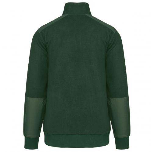 forest green Polar 1/4 cremallera ecorresponsable unisex