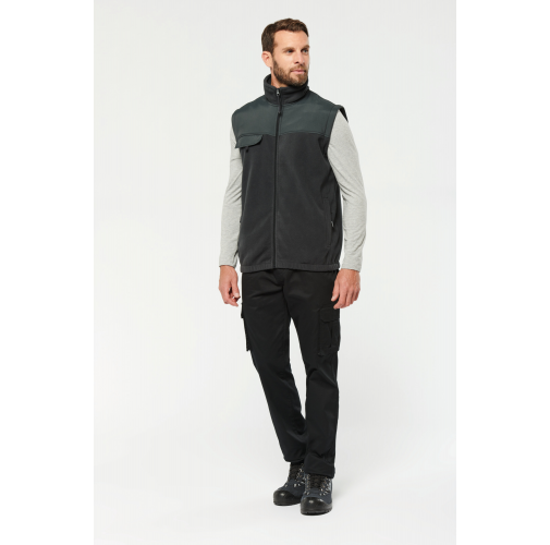 Chaqueta polar con mangas amovibles
