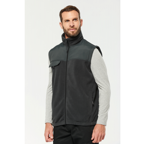 Chaqueta polar con mangas amovibles