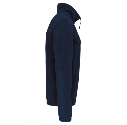 navy Chaqueta polar con mangas amovibles