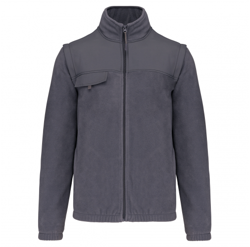 convoy grey Chaqueta polar con mangas amovibles