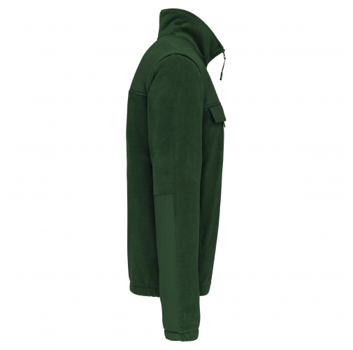 forest green Chaqueta polar con mangas amovibles