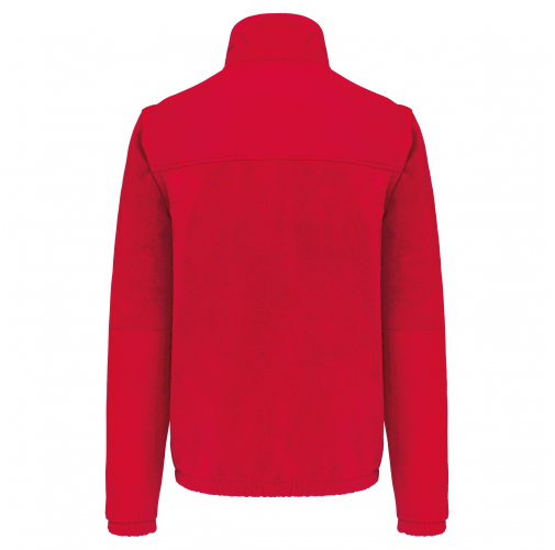 red Chaqueta polar con mangas amovibles