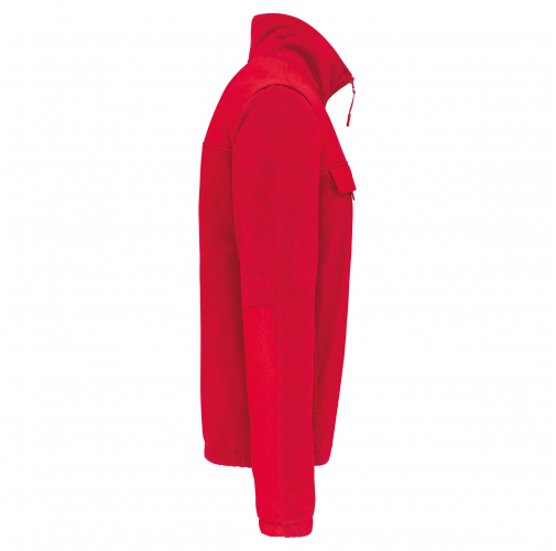 red Chaqueta polar con mangas amovibles