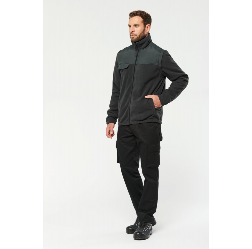Chaqueta polar con mangas amovibles