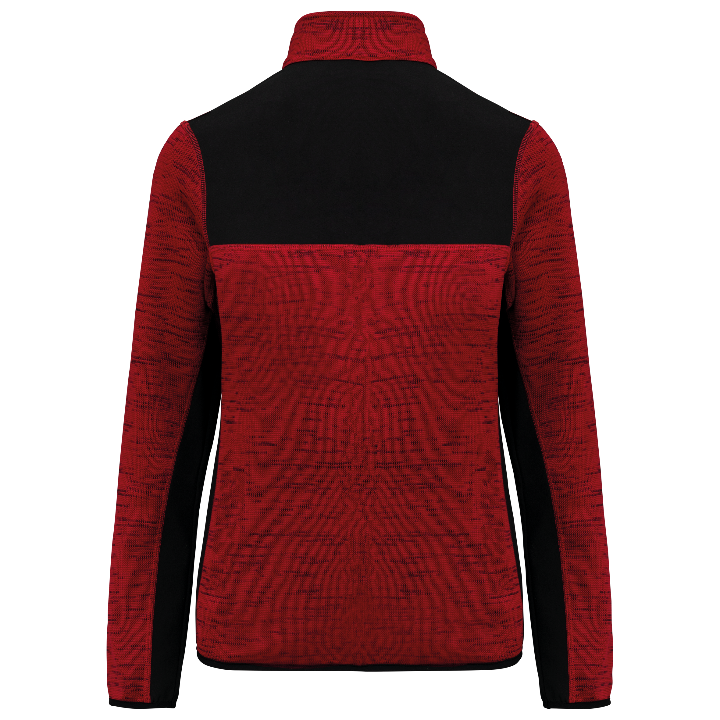 black Chaqueta polytricot reciclada mujer