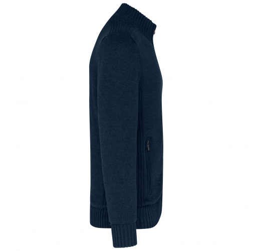 navy Cárdigan con forro polar hombre