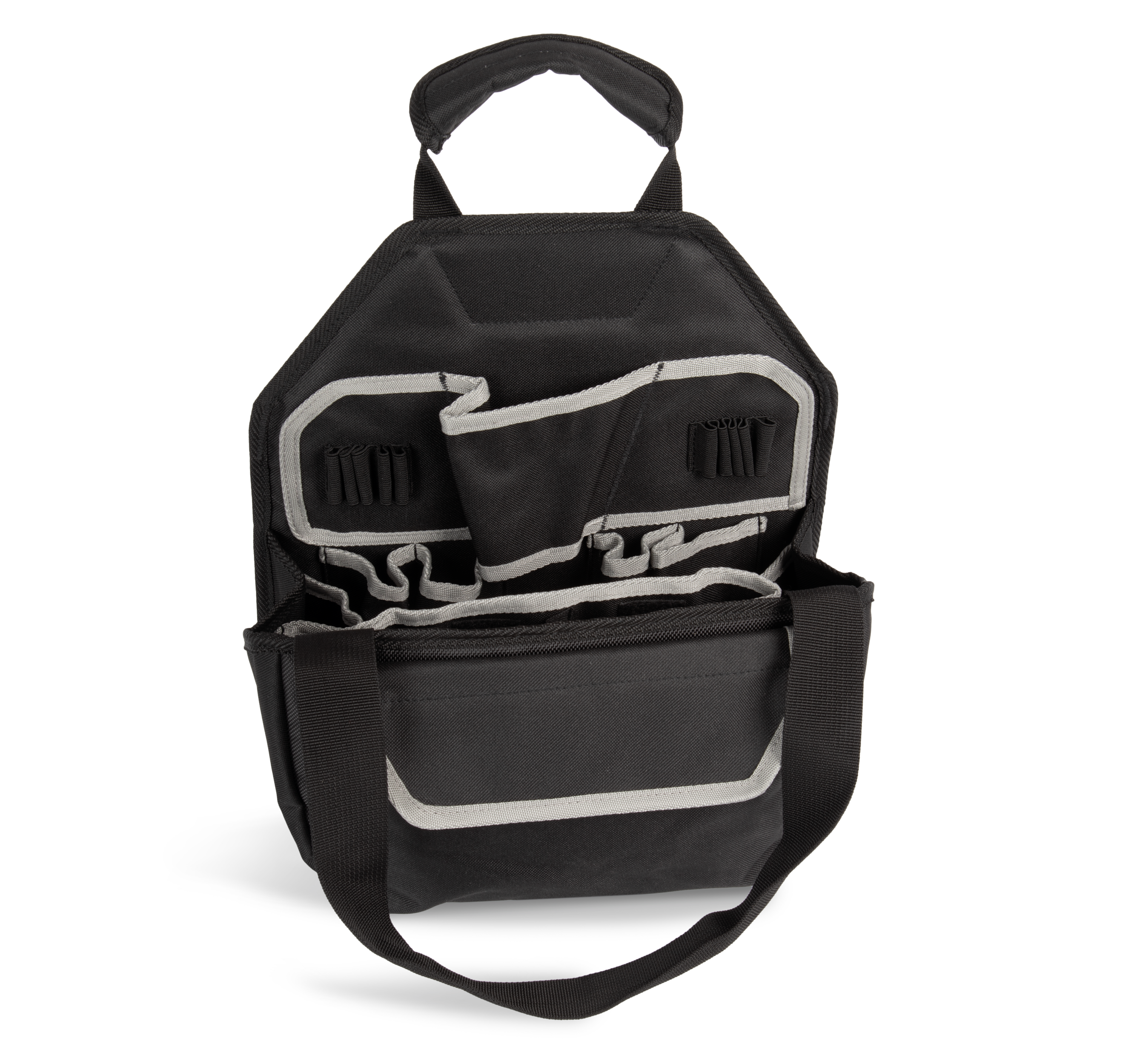 black / light grey Bolsa de herramientas adaptable a escaleras portátiles