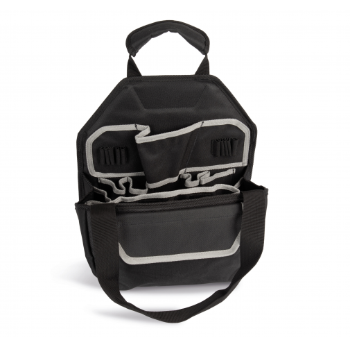 black / light grey Bolsa de herramientas adaptable a escaleras portátiles
