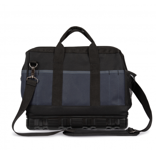 black / navy Bolsa de herramientas con fondo de plástico