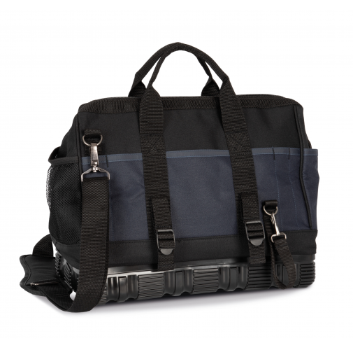 black / navy Bolsa de herramientas con fondo de plástico