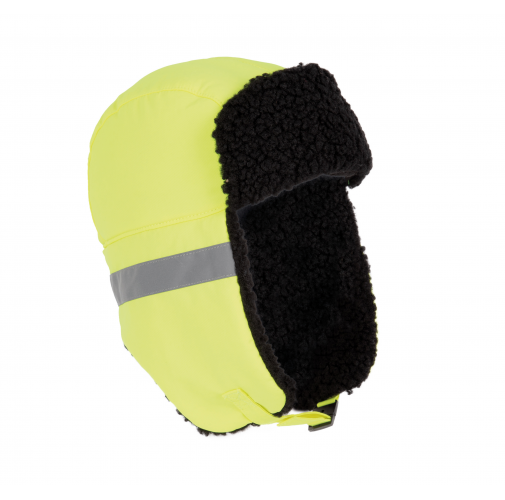 fluorescent yellow Gorra acolchada con orejeras