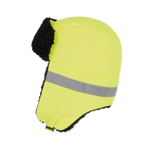 fluorescent yellow Gorra acolchada con orejeras