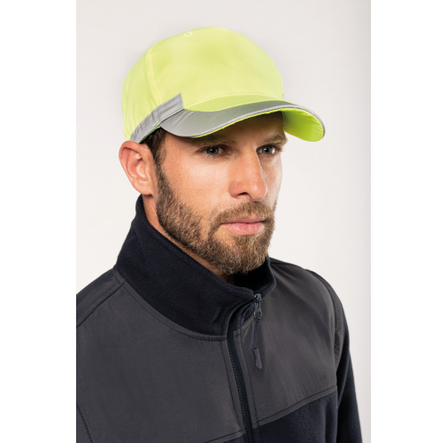 Gorra fluorescente 5 paneles