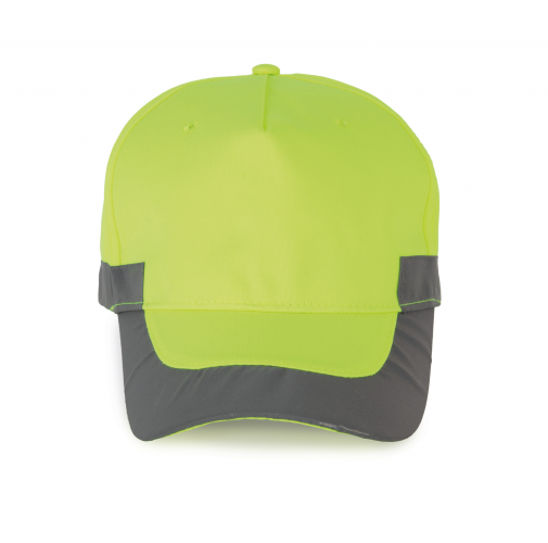 fluorescent yellow Gorra fluorescente 5 paneles