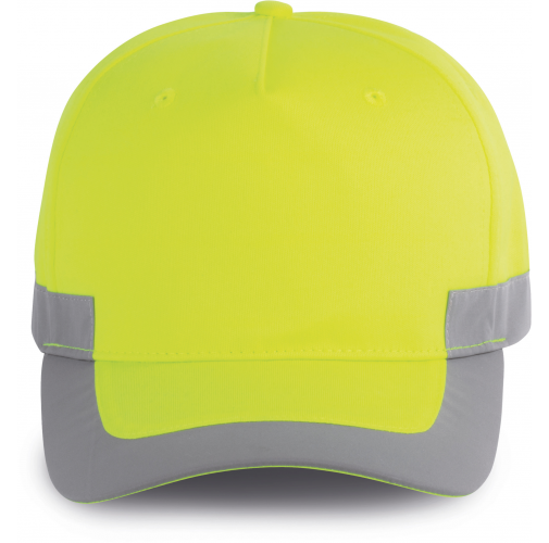 fluorescent yellow Gorra fluorescente 5 paneles