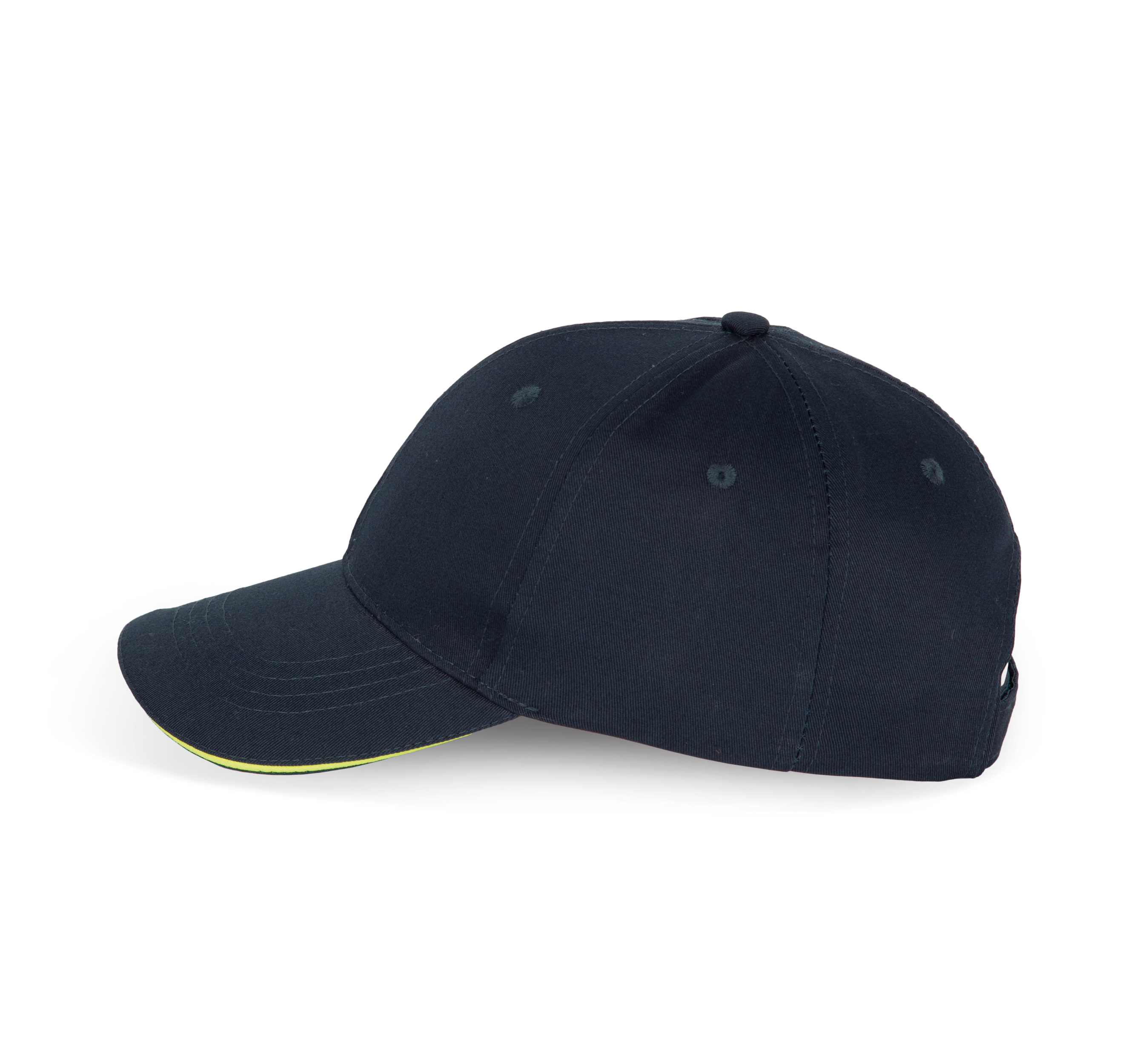 camel / black Gorra sandwich contrastado 6 paneles - Certificado OEKO-TEX® STANDARD 100