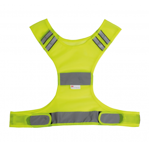 fluorescent yellow Chaleco de rejilla reflectante