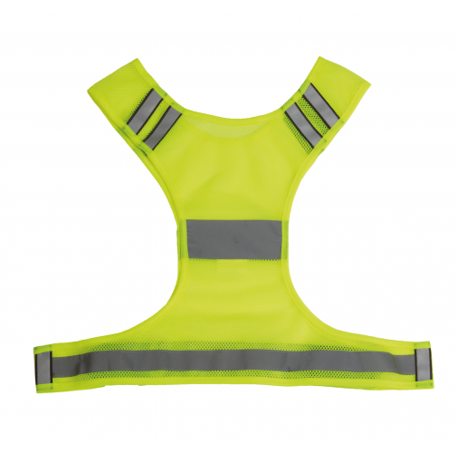 fluorescent yellow Chaleco de rejilla reflectante