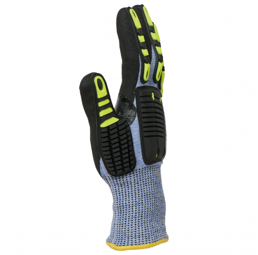 blue Guantes de protección contra cortes, golpes y aplastamientos