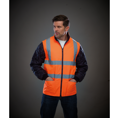 Chaqueta Alta Visibilidad acolchada mangas extraíbles