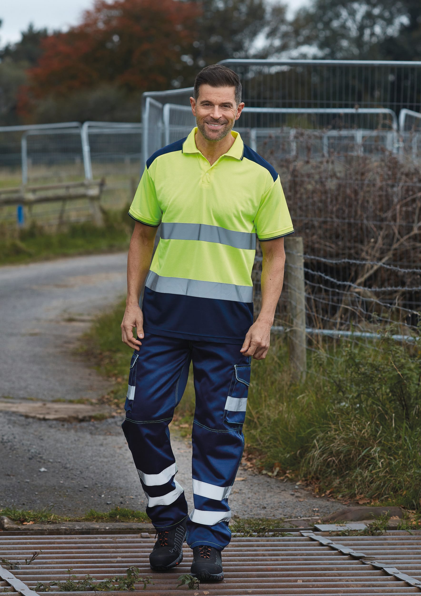 Polo Alta Visibilidad Bicolor