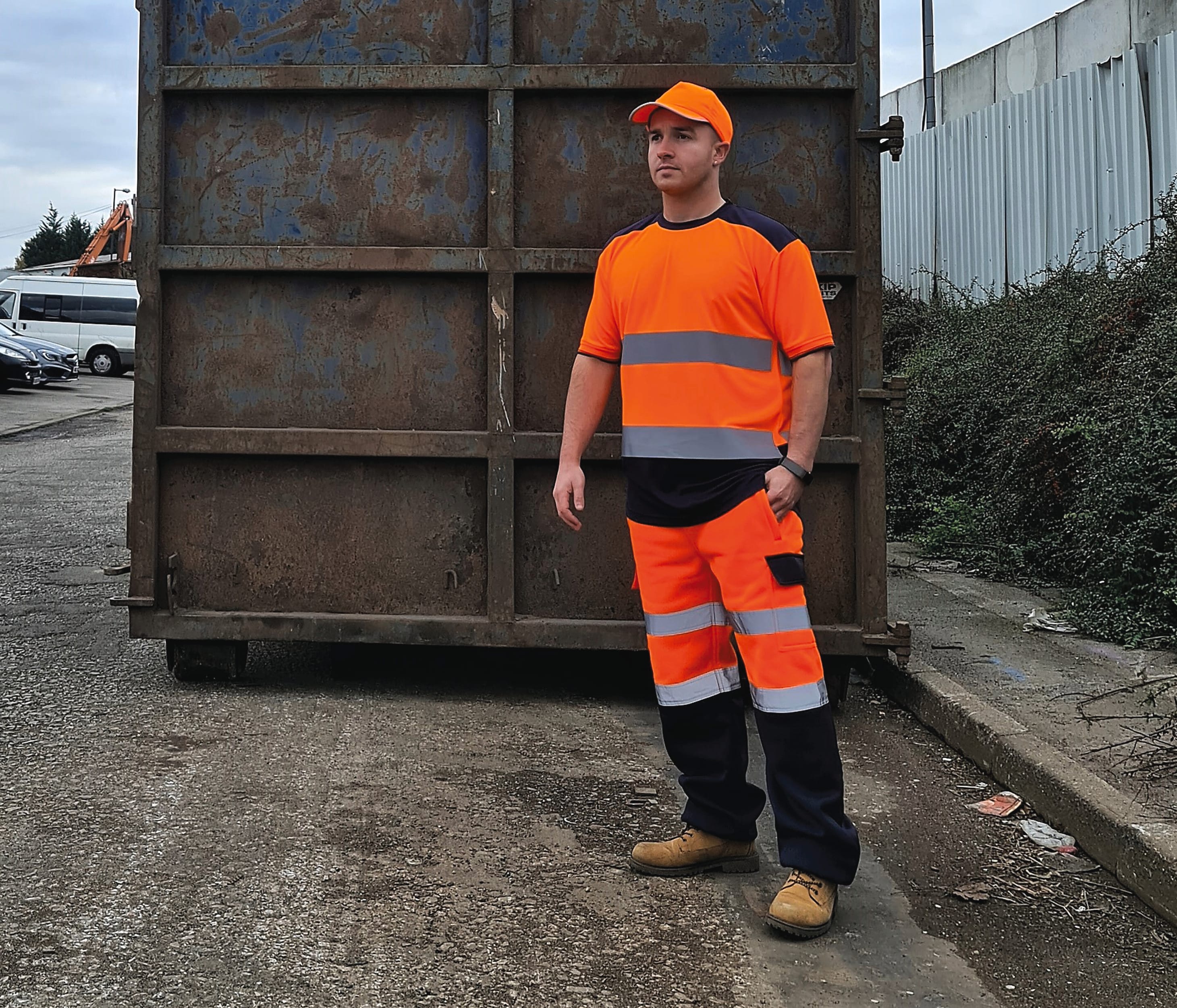 Camiseta bicolor Alta Visibilidad